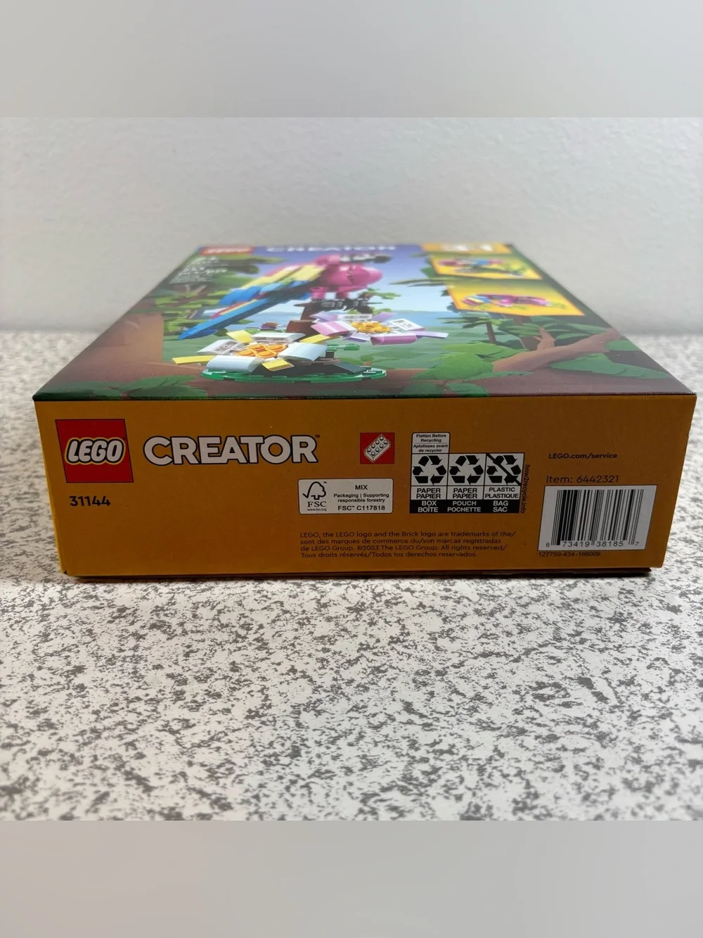 LEGO 31144 Creator Exotic Pink Parrot Retired Set Kit Bird New Sealed